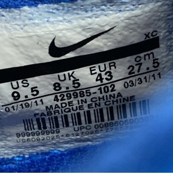 Nike Air Max Courtballistec 3.3  Tennis Shoes Rafa Nadal PE Size 9.5 - Picture 10 of 13